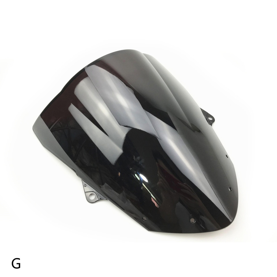 适用摩托车配件于川崎ZX6R2009-2018挡风玻璃镜前挡风罩