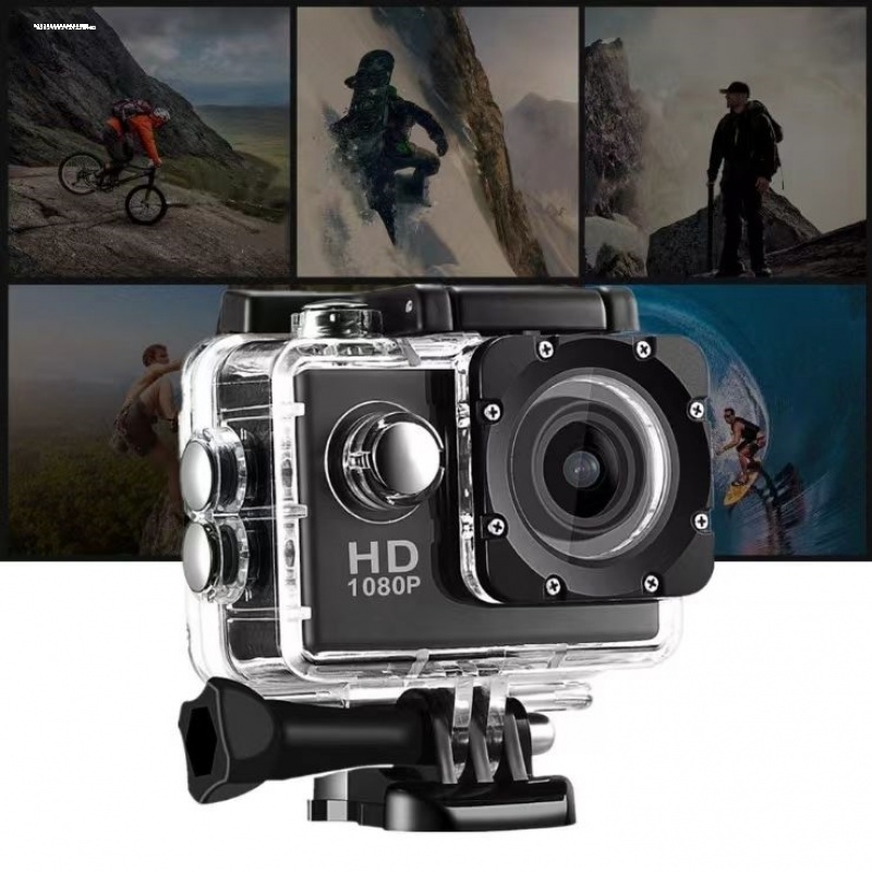 1080P高清摄像机摩托行车记录仪自行车头盔骑行防水防抖运动