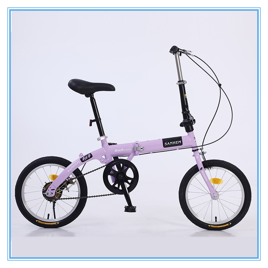 16寸变速折叠自行车成人学生女速便携车礼品车通勤单车