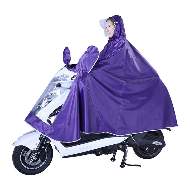 柠愿诗壹雨衣电动车雨衣摩托车单人双人雨衣男女骑行加大加厚时尚