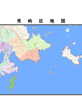 莆田市秀屿区地图2023年行政区划市区主城区街道交通地图图片素材