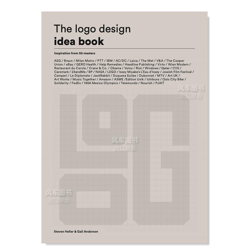 【现货】The Logo Design Idea Book ,标志设计理念书英文字体图案标志设计 原版图书外版进口书籍
