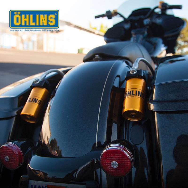 OHLINS奥林斯哈雷用大道公路滑翔摩托车后减震路王改装氮气避震器