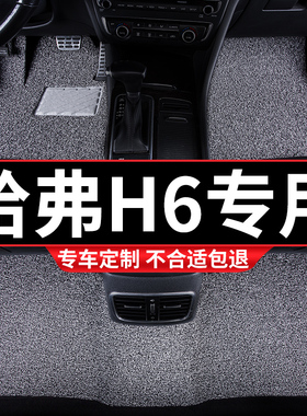 汽车丝圈脚垫地垫适用哈弗h6专用长城哈佛三代第三代运动国潮版车