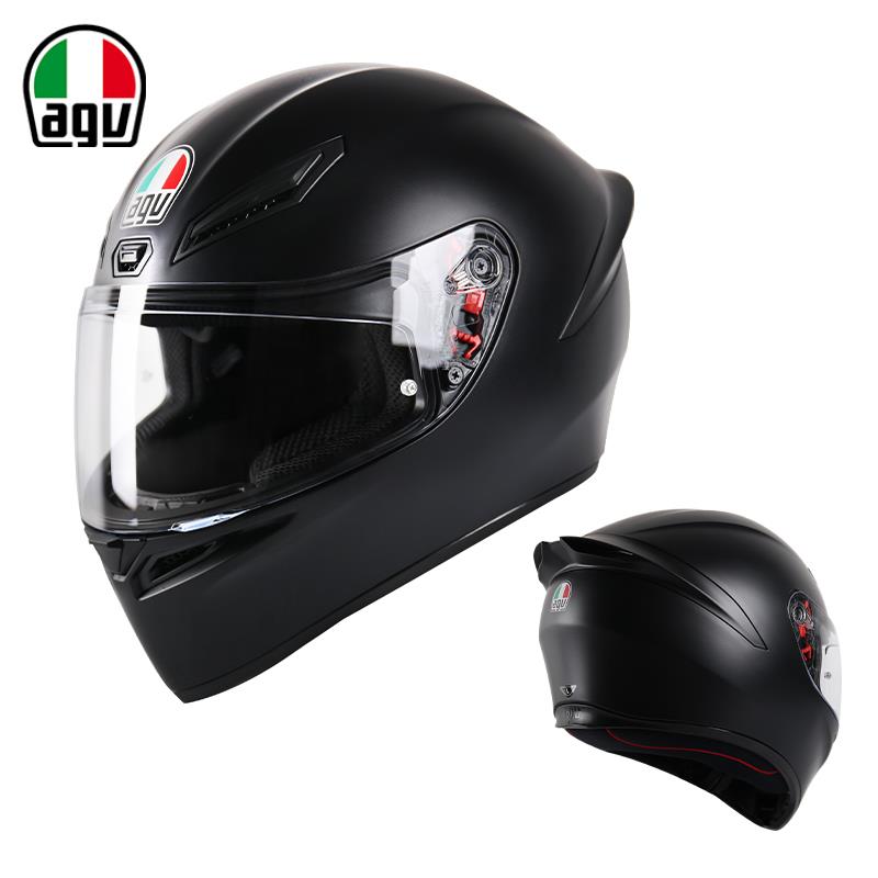 适用新款AGV摩托车头盔K1S赛车盔机车全覆式防雾全盔男女摩旅轻量