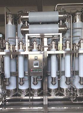 电加热多效蒸馏水机药厂用多效蒸馏水机
