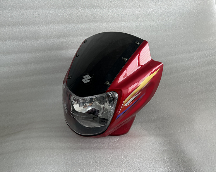 适用于豪爵钻豹摩托车配件 HJ125K-3大灯总成 灯罩 导流罩 前大灯