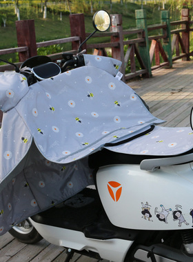 夏天电动摩托车挡风被电瓶车防晒罩薄连体电车防晒挡风夏季遮阳罩