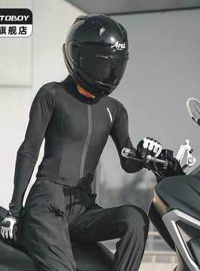 motoboy摩托车护甲衣女款修身防摔透气骑士服透气夏季女士骑行服