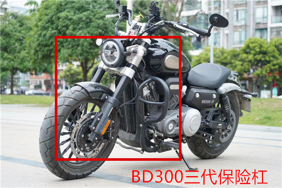 适用奔达金吉拉BD300-15摩托车改装保险杠防摔护杠无损安装配件