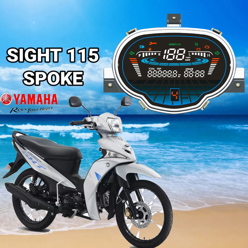 适用YAMAHA SIGHT115摩托车Criptón T 115仪表电子改装路码表