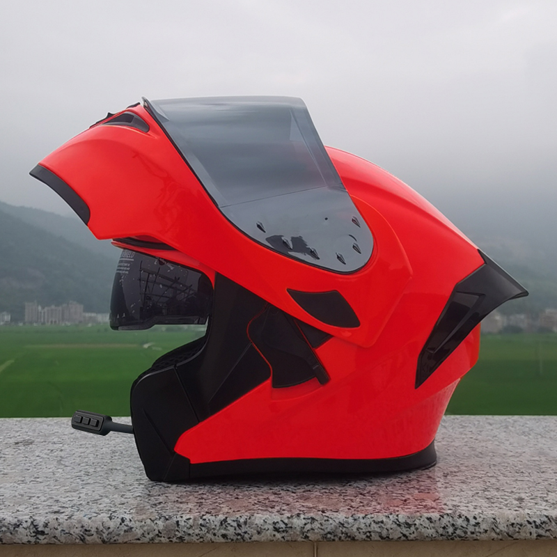 新款电动摩托车3C认证揭面盔65男特大号码头盔大头围3XL全盔70安