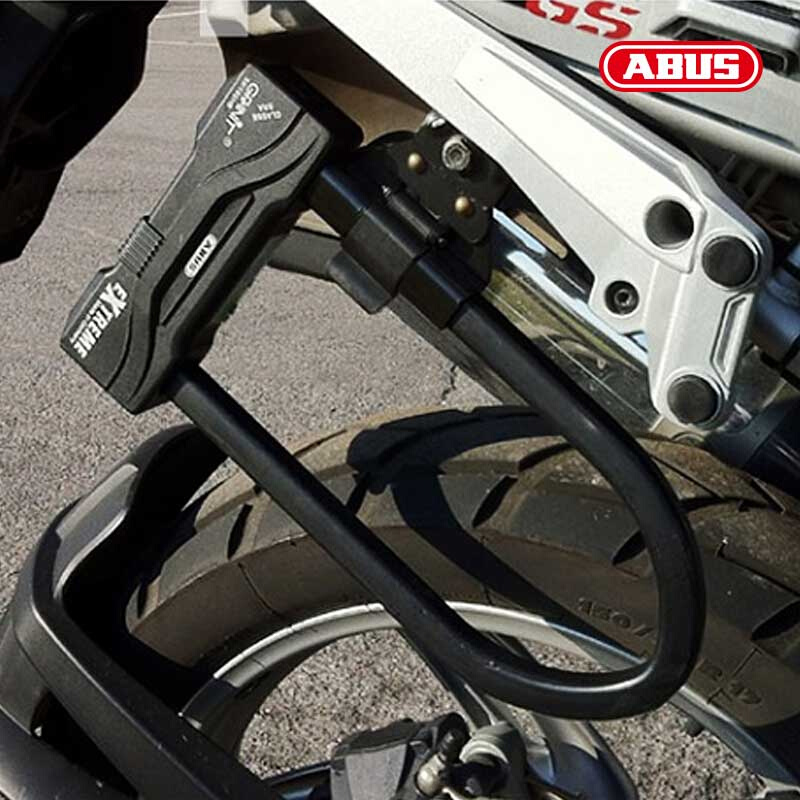 。德国ABUSGranit59摩托车U型锁适用于本田400cc防盗安全大锁踏板