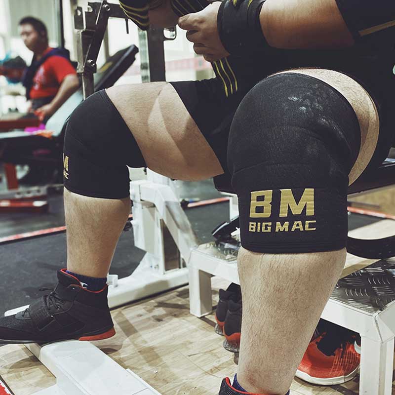 力量新世界BigMac力量举套膝BM护膝深蹲套膝大力士举重健身运动