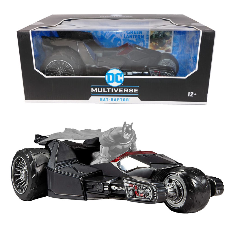 【孩仕宝】玩具模型 麦克法兰 正义联盟 蝙蝠侠 蝙蝠车 摩托 DC