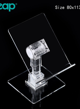瑞普亚克力数码产品展示架通用水晶商品支架托盘多角度陈列架2032