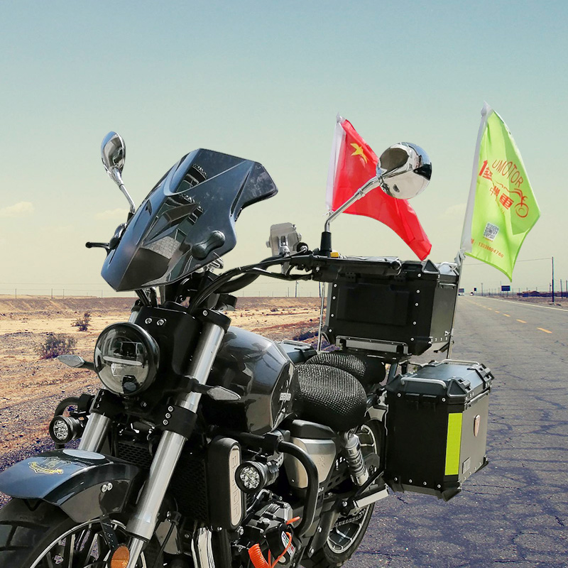 越野汽车摩托车旗杆天线踏板自行车摩旅骑行通用改装配件小红旗