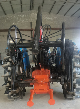 二手拖拉机绞磨机电力施工四轮收线绞盘拖拉机绞磨牵引机拉电缆