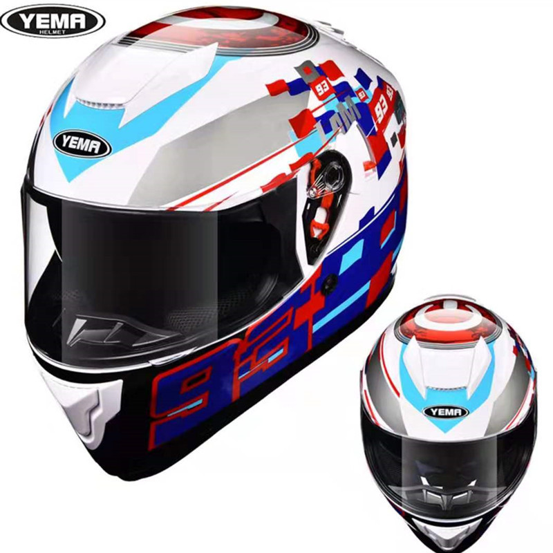野马830S摩托车头盔3C安全认证男女机车安全帽四季通用全盔