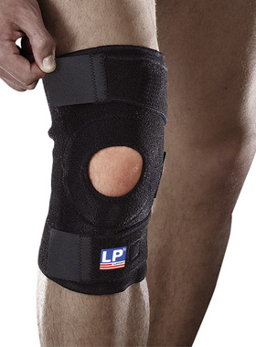 LP 758 包覆可调整护具护膝 户外骑行跑步篮足网排羽毛球运动护膝