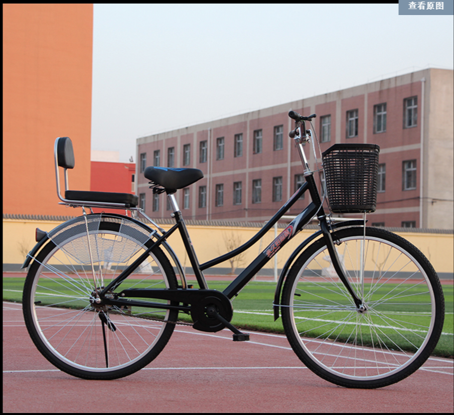 自行车男士26寸24寸单速休闲复古轻便车通勤学生成人男式女式单车