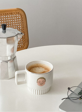 一起慢慢变老的情侣杯 陶瓷马克杯牛奶杯子咖啡早餐阿公阿婆水杯