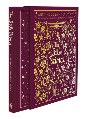 英文原版 The Little Prince Collector's Edition 小王子 80周年精装收藏版 金箔封面 英文版 进口英语原版书籍