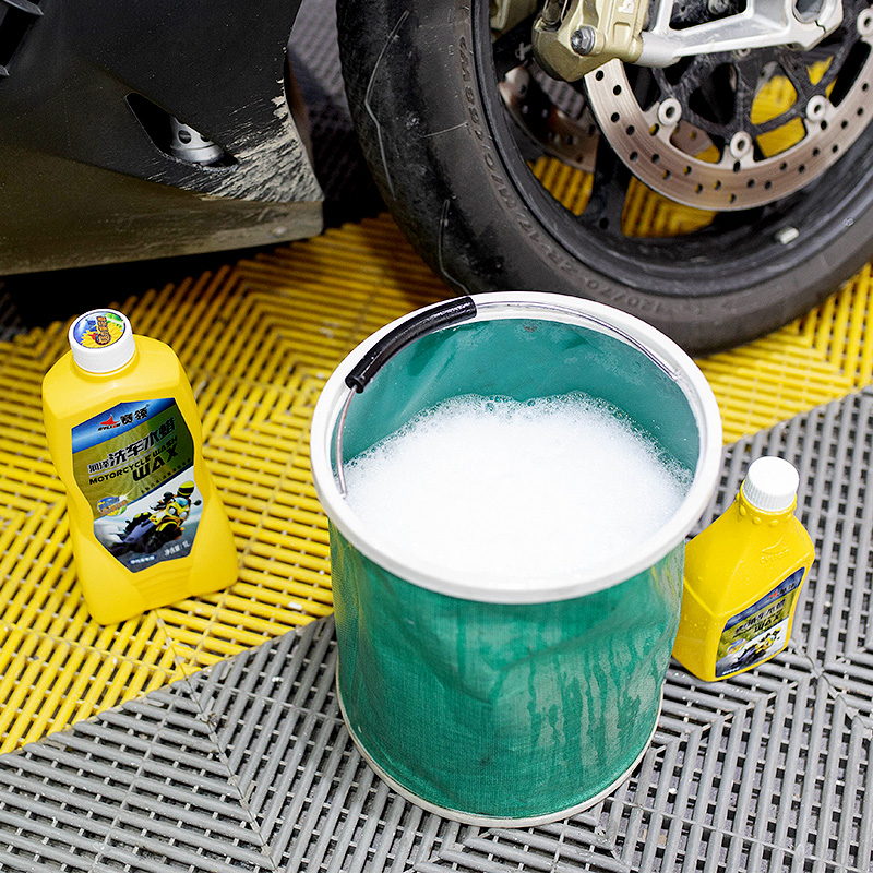 赛领摩托车外壳车身清洁清洗剂上光蜡洗车水蜡泡沫漆面光亮剂保养