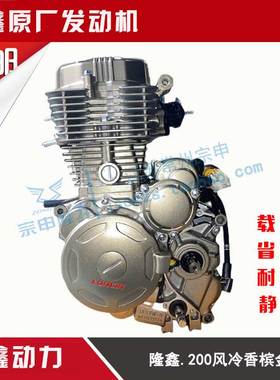 正品隆鑫原厂动力150 175 200 风冷单轮车摩托车发动机总成机头