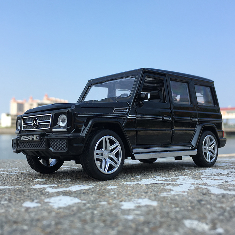 建元1 32仿真奔驰G65合金声光回力儿童SUV汽车模型玩具【盒装】