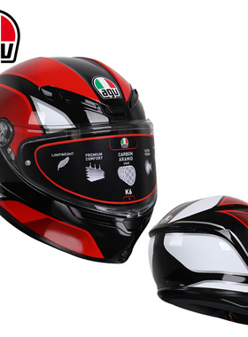 AGV K6骑行通勤摩托车头盔男女四季机车赛车全盔夏季安全帽K6S