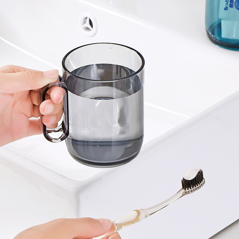 创意漱口杯透明简约高颜值情侣洗漱杯刷牙的杯子牙缸家用家庭套装