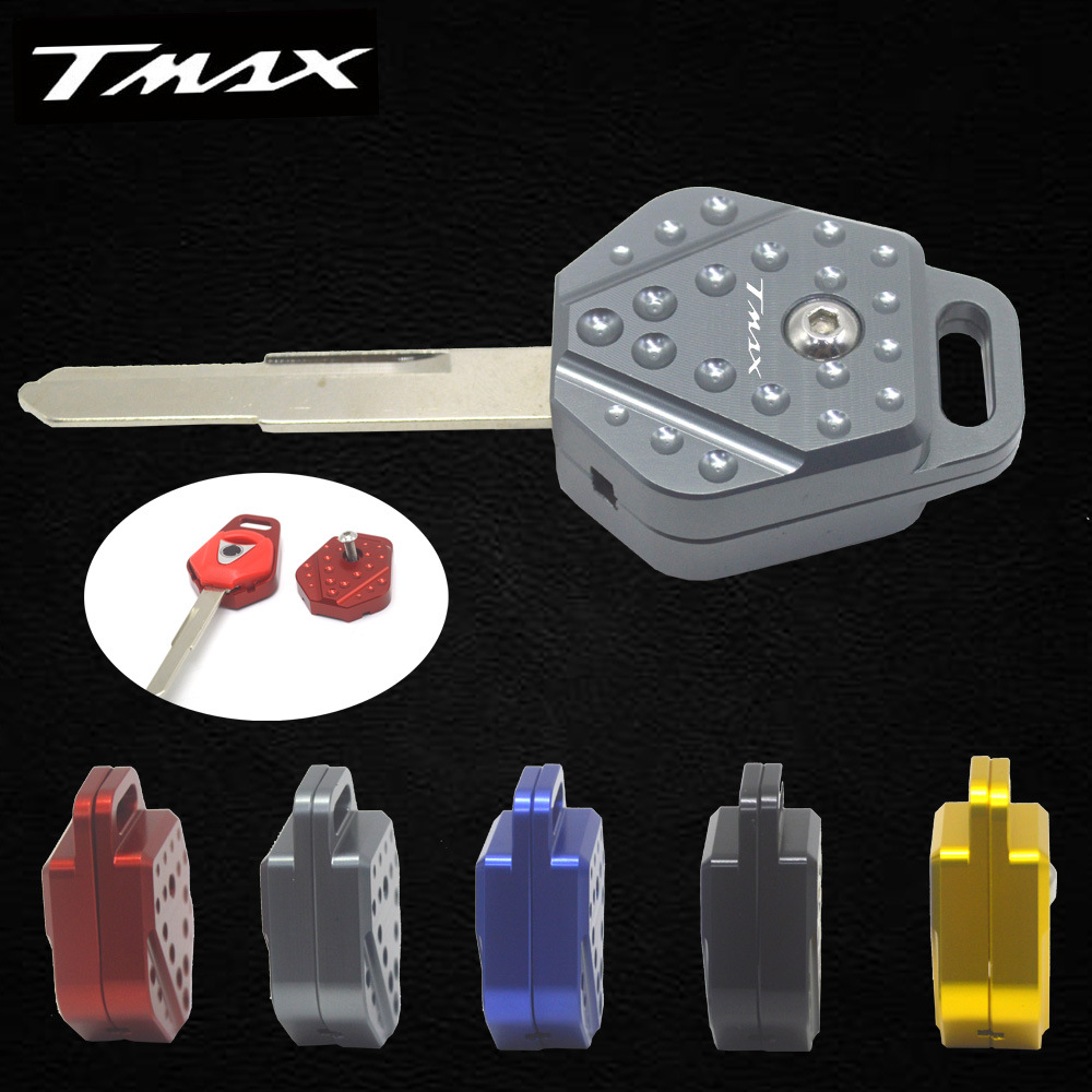 适用雅马哈摩托车TMAX500TMAX300改装装饰钥匙壳钥匙保护盖