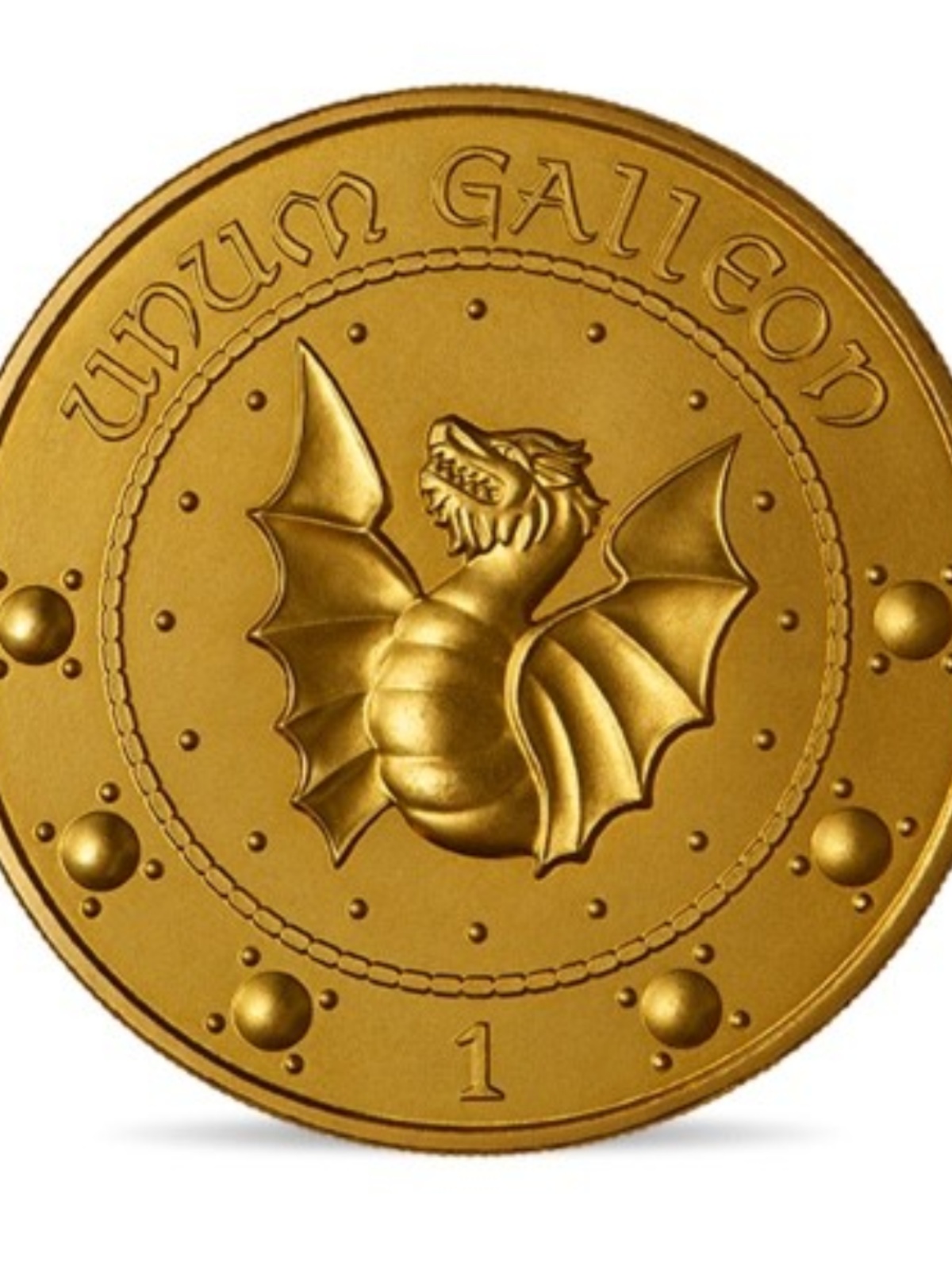 2021年法国巴黎造币厂哈利波特魔法银行古灵阁1加隆金币 配保护盒