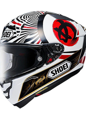 现货日本shoei x15摩托车盔马奎斯93招财猫红蚂蚁巴塞罗那头盔