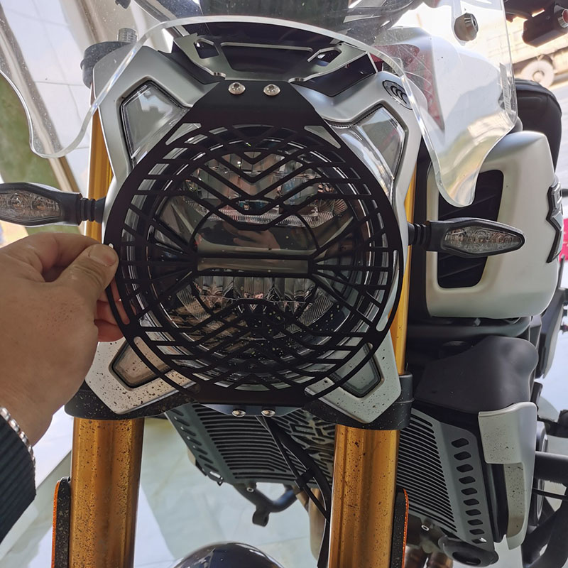 推荐适用春风700CL-X 大灯罩改装摩托车大灯灯罩圆形外罩复古前灯