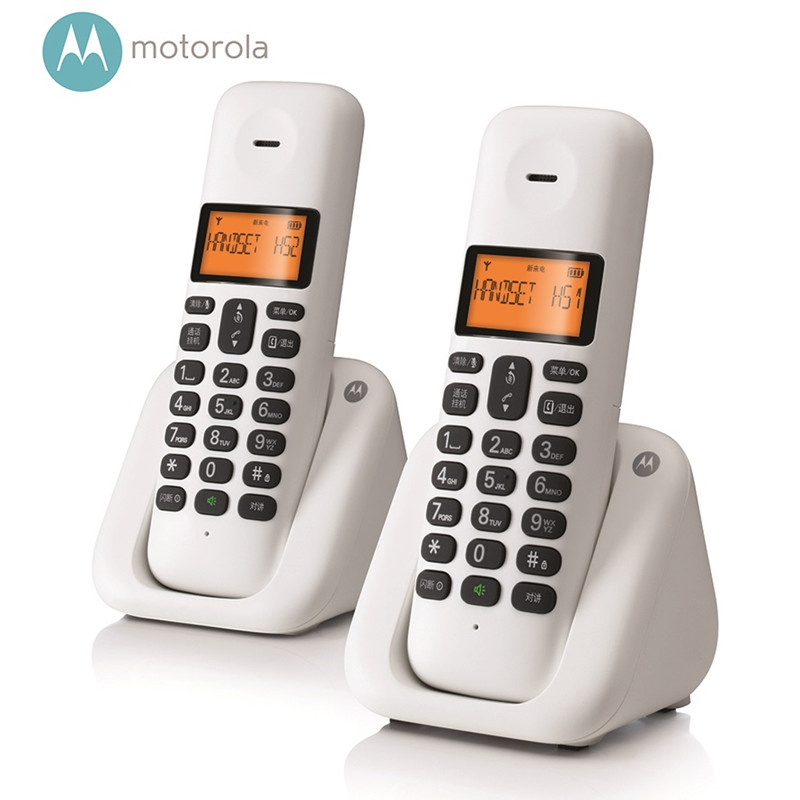 摩托罗拉T301C无绳电话机办公子母机家用办公无线座机移动固话
