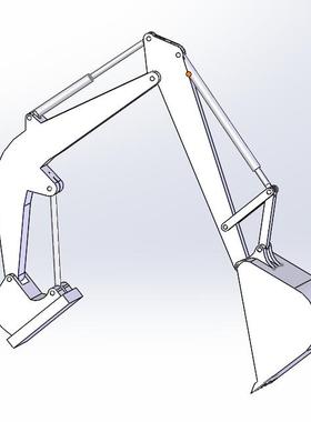 CL129-WY100液压履带挖掘机总体及工作装置设计及运动仿真CAD图纸