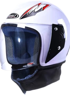 3C认证头盔电动车电瓶车摩托车男女四季轻便式半盔可拆围脖安全帽