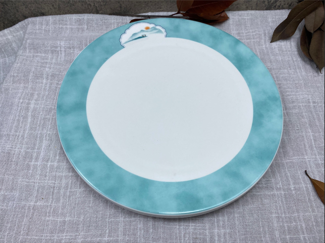 北欧陶瓷西餐盘牛排盘创意网红西式早餐盘平盘家用菜盘碟子摆餐盘