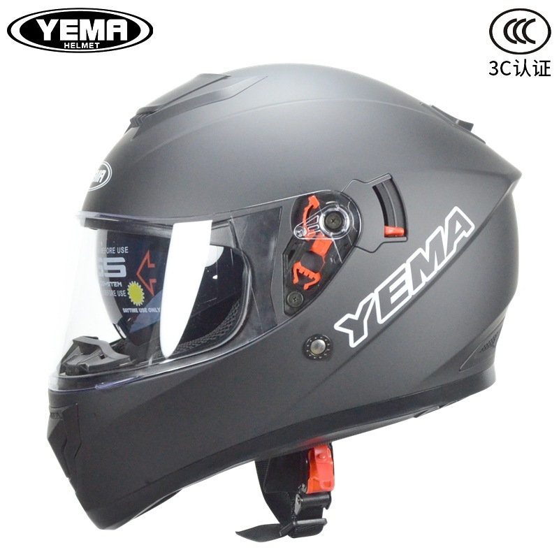 野马830S摩托车头盔3C安全认证男女机车安全帽四季通用全盔