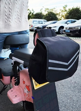 电瓶车后备包摩托电动车放置神器后座储物后尾箱雨衣头盔收纳挂包