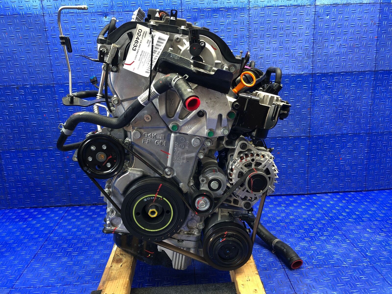 适用现代 格越 名图CRUZ 2.5L 发动机缸盖曲轴飞轮中缸机油泵总成
