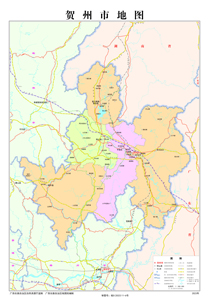贺州市梧州市蒙山县地图打印定制行政区划水系交通地形卫星流域小