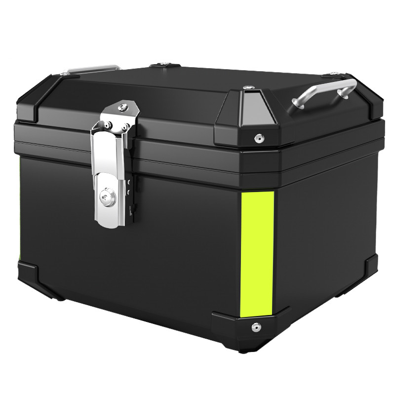 新品电瓶车箱子储物箱摩托车s电动车后备箱通用大容量非铝合金工