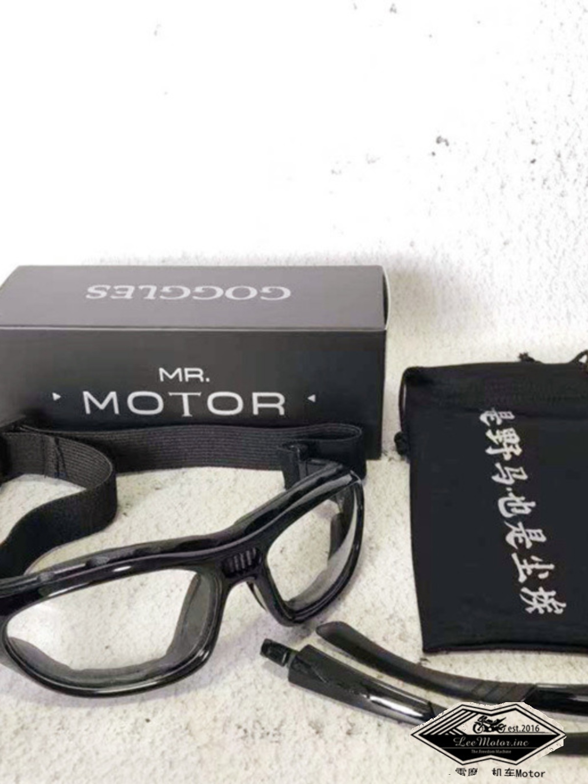 雷摩机车新款可换绑带护目镜摩托车哈雷风镜骑行防风防紫外线眼镜