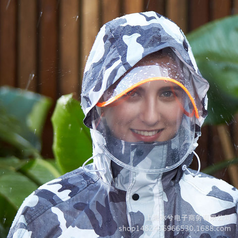 迷彩分体成人男女式雨衣雨裤电动摩托车套装雨披直供雨衣