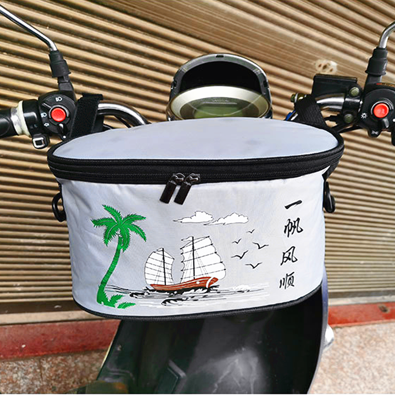 电动车储物挂包防水踏板摩托车电瓶单车布兜雨衣手机充电器收纳袋