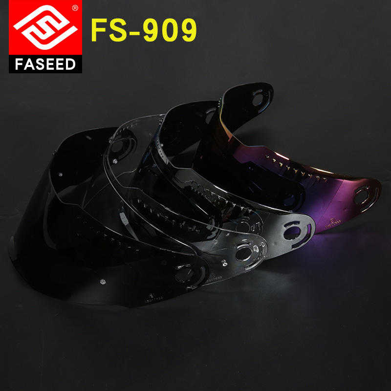 FASEED摩托车头盔FS-909拉力揭面盔原厂专用镜片日夜通用两用高清