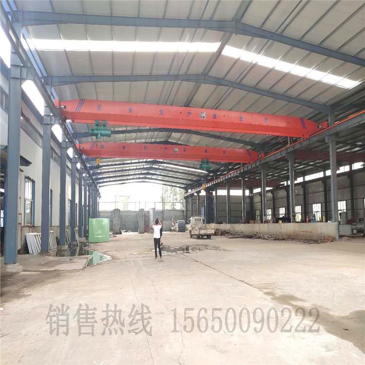 齐河县销售5吨型单梁起重机小型单葫芦仓库电厂车间悬挂单梁航吊